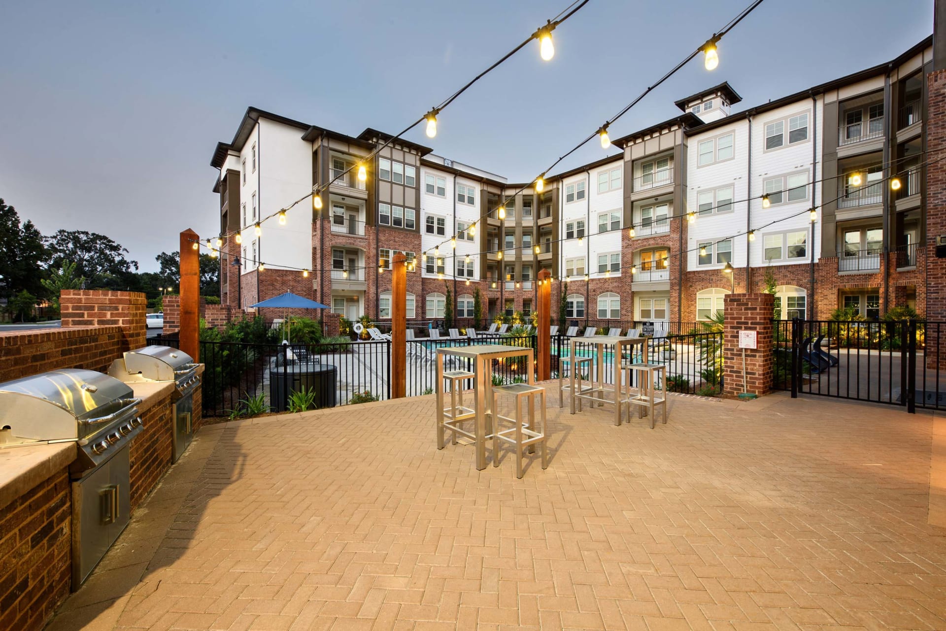 Spacious apartment layout in corporate rentals near Houston business district.